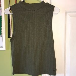 AE mock sleeveless turtleneck